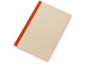 Блокнот А5 из переработанного тростника и RPET Adiantum, 80 листов, гибкая обложка, красный Блокнот А5 из переработанного тростника и RPET Adiantum, 80 листов, гибкая обложка, красный