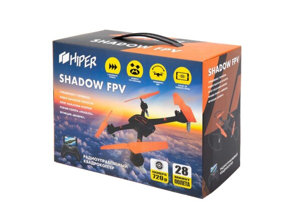 Радиоуправляемый квадрокоптер HIPER SHADOW FPV