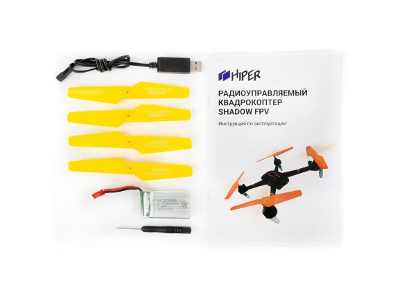Радиоуправляемый квадрокоптер HIPER SHADOW FPV Радиоуправляемый квадрокоптер HIPER SHADOW FPV