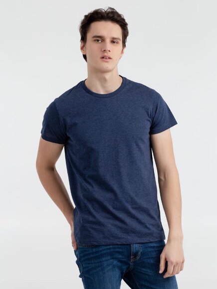 Футболка мужская Regent Fit 150, синий меланж Футболка мужская Regent Fit 150, синий меланж