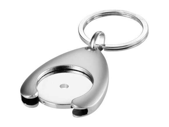 Брелок-монетница Haig, серебристый Брелок-монетница Haig, серебристый