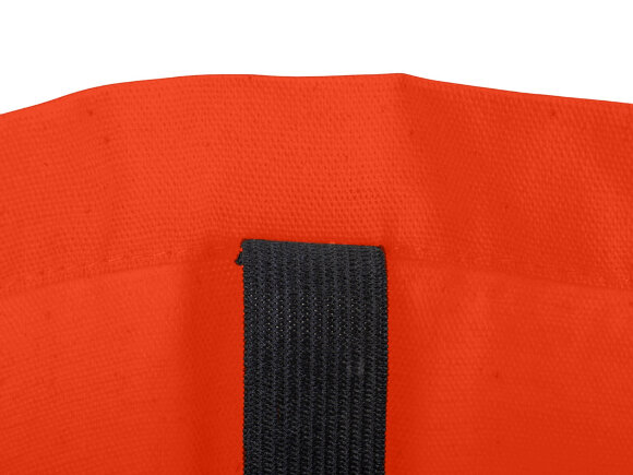 Сумка Fixy из переработанного хлопка с фиксирующей эластичной лентой, оранжевый