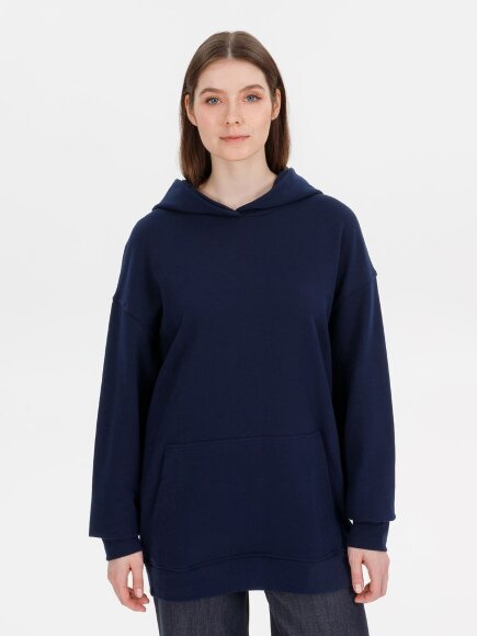 Худи оверсайз унисекс Outshine, темно-синее
