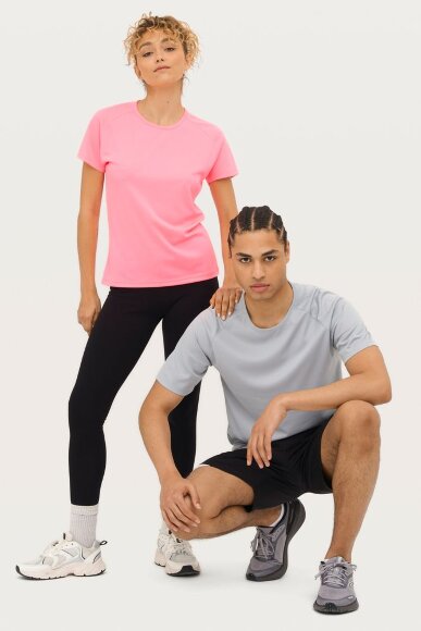 Футболка унисекс Sporty 140, серая