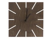 Часы деревянные Olafur квадратные, 28 см, шоколадный Часы деревянные Olafur квадратные, 28 см, шоколадный