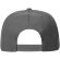 Бейсболка Snapback с прямым козырьком, серая Бейсболка Snapback с прямым козырьком, серая