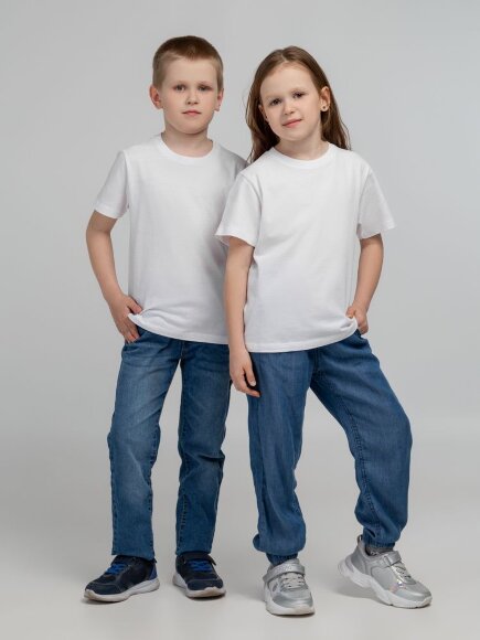 Футболка детская Regent Kids 150, белая Футболка детская Regent Kids 150, белая