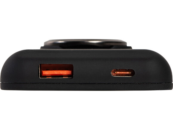 Магнитный беспроводной внешний аккумулятор MagnetIQ, 5000 mah, 10 W, черный