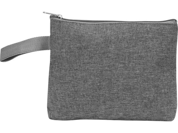 Косметичка двухцветная Trivium, серый/бордовый Косметичка двухцветная Trivium, серый/бордовый