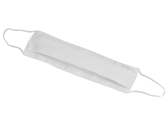Маска для лица многоразовая для сублимации, размер M-L, белый Маска для лица многоразовая для сублимации, размер M-L, белый