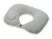 Подушка под шею с помпой Push, серый Подушка под шею с помпой Push, серый