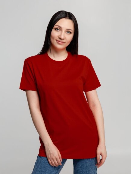 Футболка унисекс T-Bolka 160, темно-красная