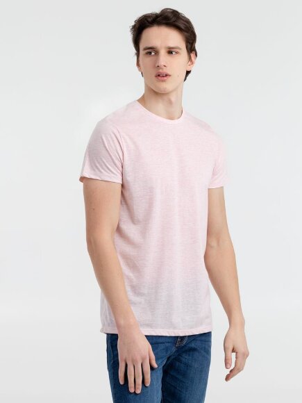 Футболка мужская Regent Fit 150, розовый меланж Футболка мужская Regent Fit 150, розовый меланж