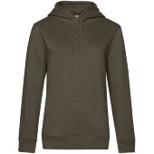 Толстовка с капюшоном женская Queen, хаки Толстовка с капюшоном женская Queen, хаки