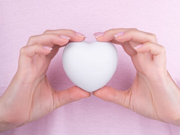 Антистресс «Сердце», белый