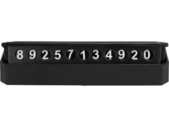 Табличка Tempark с номером телефона для временной парковки, черный Табличка Tempark с номером телефона для временной парковки, черный