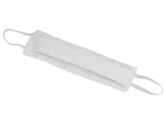 Маска для лица многоразовая для сублимации, размер S, белый Маска для лица многоразовая для сублимации, размер S, белый