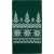 Шарф Elnik, зеленый с молочно-белым