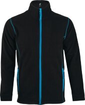 Куртка мужская Nova Men 200, черная с ярко-голубым Куртка мужская Nova Men 200, черная с ярко-голубым
