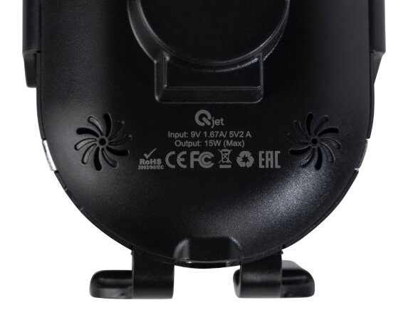 Автомобильное беспроводное зарядное устройство с датчиком OptIQ Lite, 15 Вт, черный Автомобильное беспроводное зарядное устройство с датчиком OptIQ Lite, 15 Вт, черный