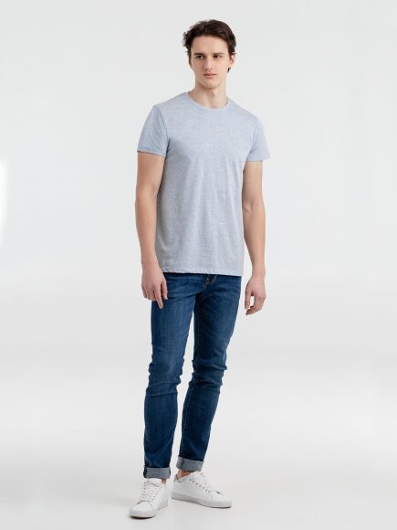 Футболка мужская Regent Fit 150, голубой меланж Футболка мужская Regent Fit 150, голубой меланж