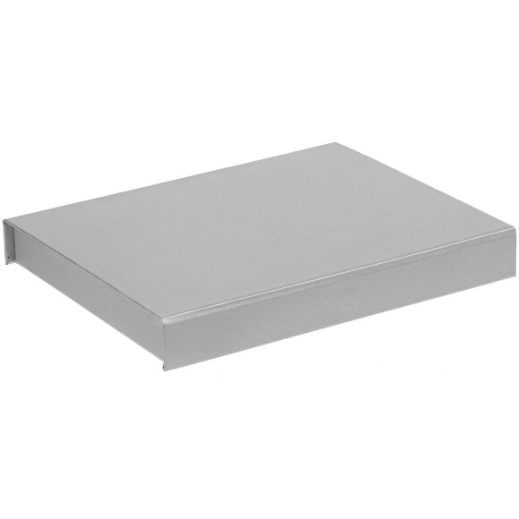 Коробка Doc под блокнот, аккумулятор и ручку, серебристая Коробка Doc под блокнот, аккумулятор и ручку, серебристая