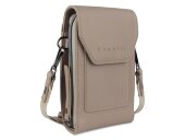 Сумка наплечная BUGATTI Almata, песочная, полиуретан, 11х4х19 см