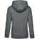 Толстовка с капюшоном женская Queen, темно-серый меланж Толстовка с капюшоном женская Queen, темно-серый меланж