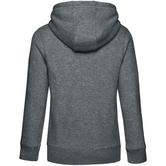 Толстовка с капюшоном женская Queen, темно-серый меланж Толстовка с капюшоном женская Queen, темно-серый меланж