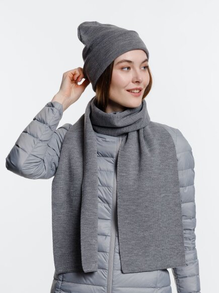 Шарф Real Talk, серый Шарф Real Talk, серый