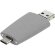 Флешка Pebble Universal, USB 3.0, серая, 64 Гб Флешка Pebble Universal, USB 3.0, серая, 64 Гб