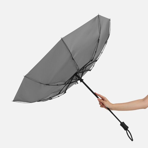 Зонт складной Monsoon, серый Зонт складной Monsoon, серый