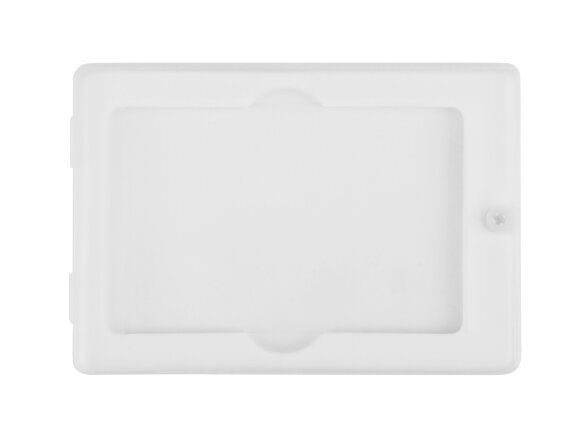 Коробка для флеш-карт Cell в шубере, белый прозрачный Коробка для флеш-карт Cell в шубере, белый прозрачный