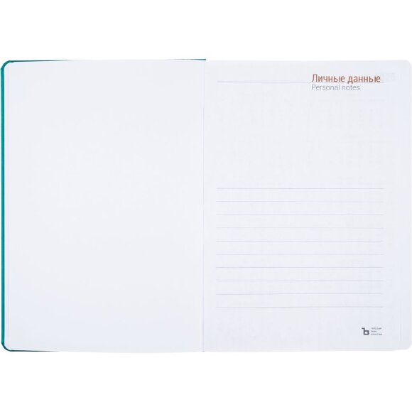 Ежедневник Basis, датированный, бирюзовый Ежедневник Basis, датированный, бирюзовый