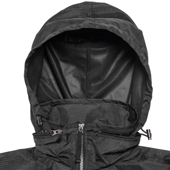 Ветровка светоотражающая Lattvind, черная Ветровка светоотражающая Lattvind, черная