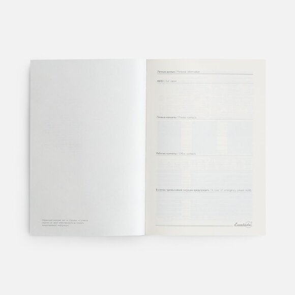 Ежедневник-органайзер Clean Slate, недатированный, красный