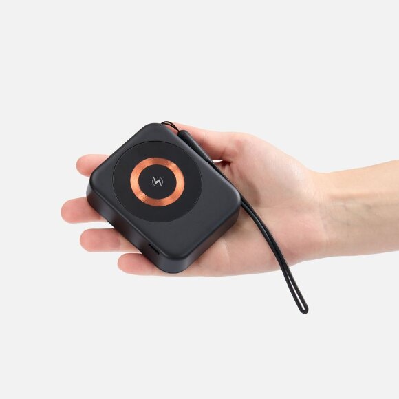 Набор для ухода за гаджетами с беспроводной зарядкой Rules, черный Набор для ухода за гаджетами с беспроводной зарядкой Rules, черный