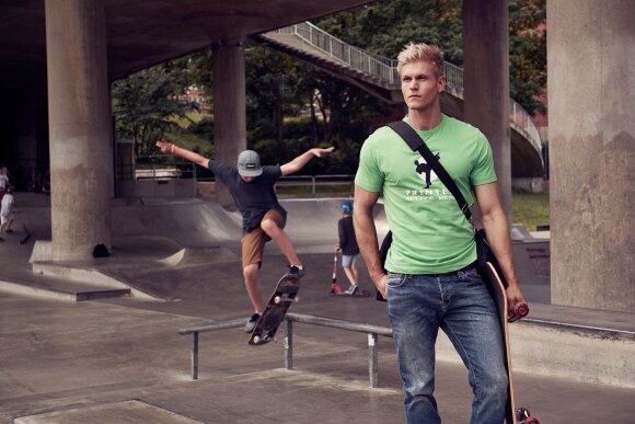 Футболка мужская Heavy, желтая Футболка мужская Heavy, желтая