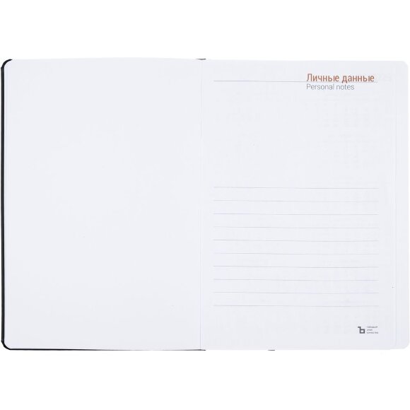 Ежедневник Basis, датированный, черный Ежедневник Basis, датированный, черный