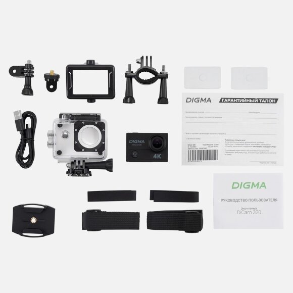 Экшн-камера Digma DiCam 320, черная