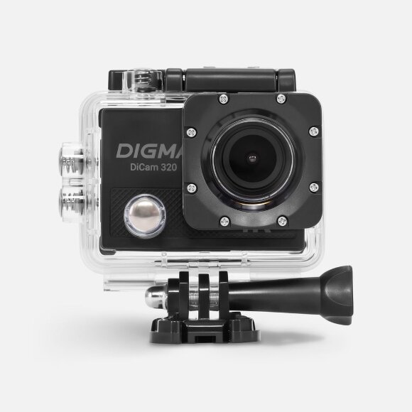Экшн-камера Digma DiCam 320, черная