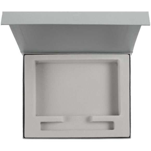 Коробка Rime под блокнот и ручку, серебристая Коробка Rime под блокнот и ручку, серебристая