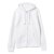 Толстовка на молнии с капюшоном унисекс King, белая