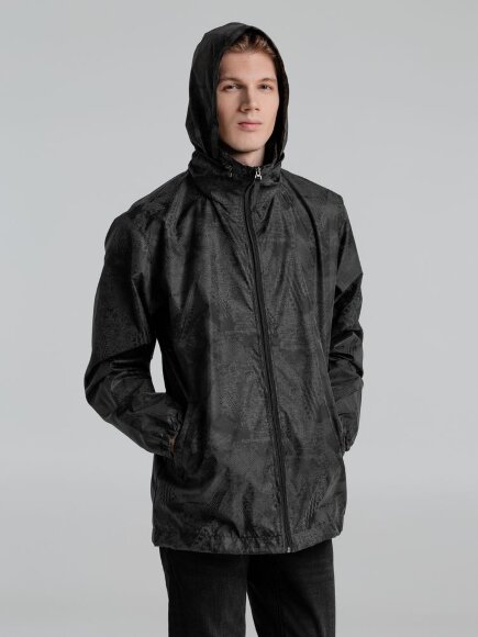 Ветровка светоотражающая Finvind, темно-серая Ветровка светоотражающая Finvind, темно-серая
