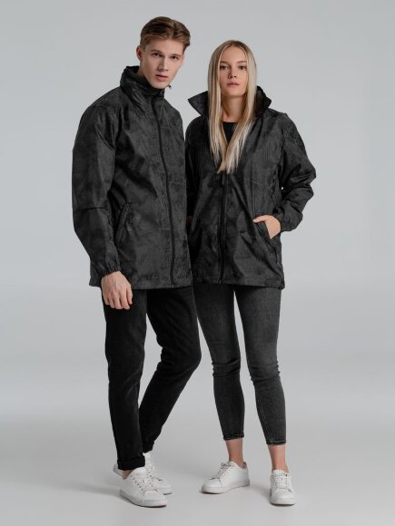 Ветровка светоотражающая Finvind, темно-серая Ветровка светоотражающая Finvind, темно-серая