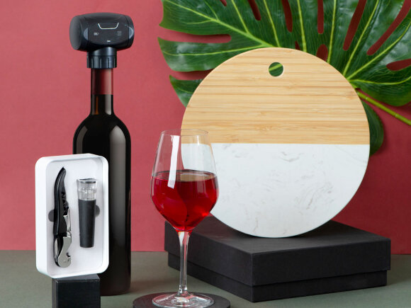 Набор аксессуаров для вина Malbec в пластиковой подарочной коробке, 2шт Набор аксессуаров для вина Malbec в пластиковой подарочной коробке, 2шт