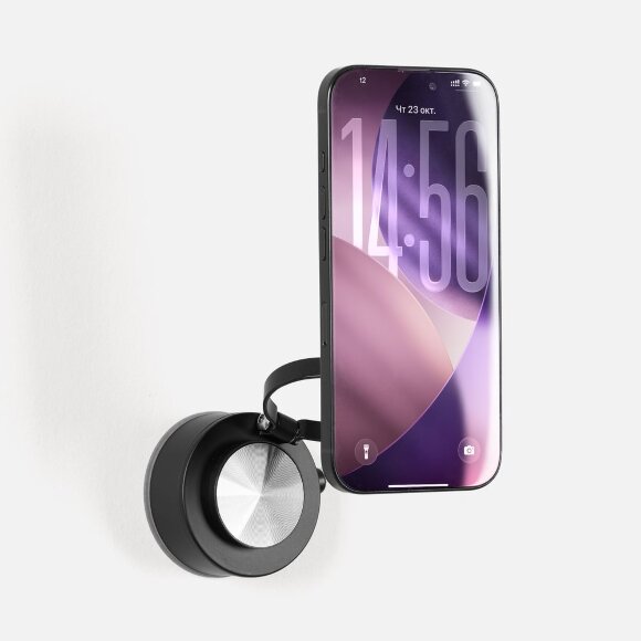 Вакуумный магнитный держатель airFix, черный с серым Вакуумный магнитный держатель airFix, черный с серым