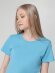 Футболка женская T-bolka Lady, голубая Футболка женская T-bolka Lady, голубая