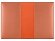 Классическая обложка для паспорта Favor, оранжевая Классическая обложка для паспорта Favor, оранжевая