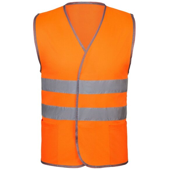 Сигнальный жилет СО-1 ТР, оранжевый флуоресцентный Сигнальный жилет СО-1 ТР, оранжевый флуоресцентный